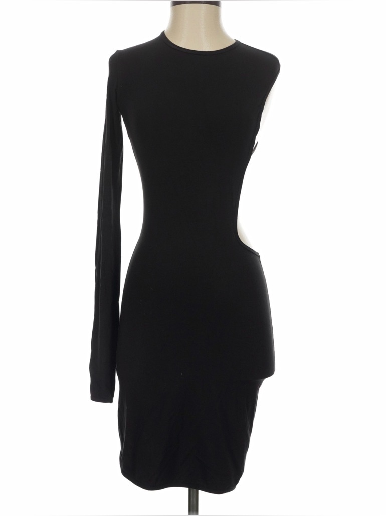 Travis Taddeo Noriko Long Sleeve Dress